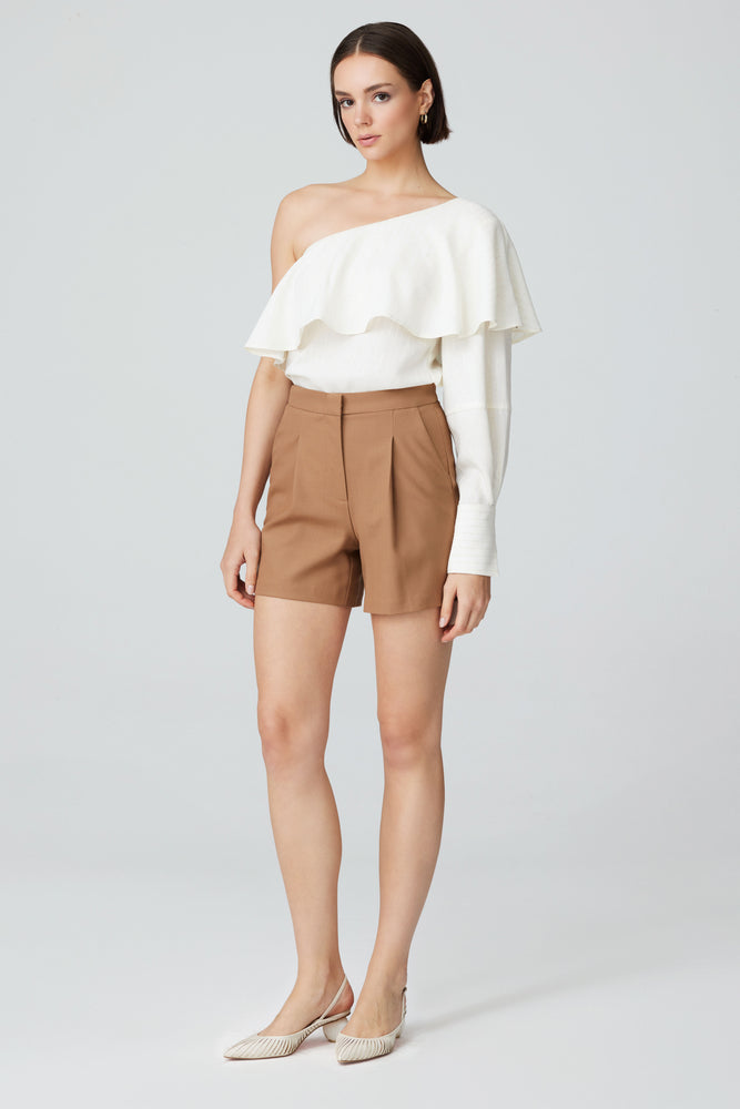 
                  
                    Anka Wool Camel Shorts
                  
                