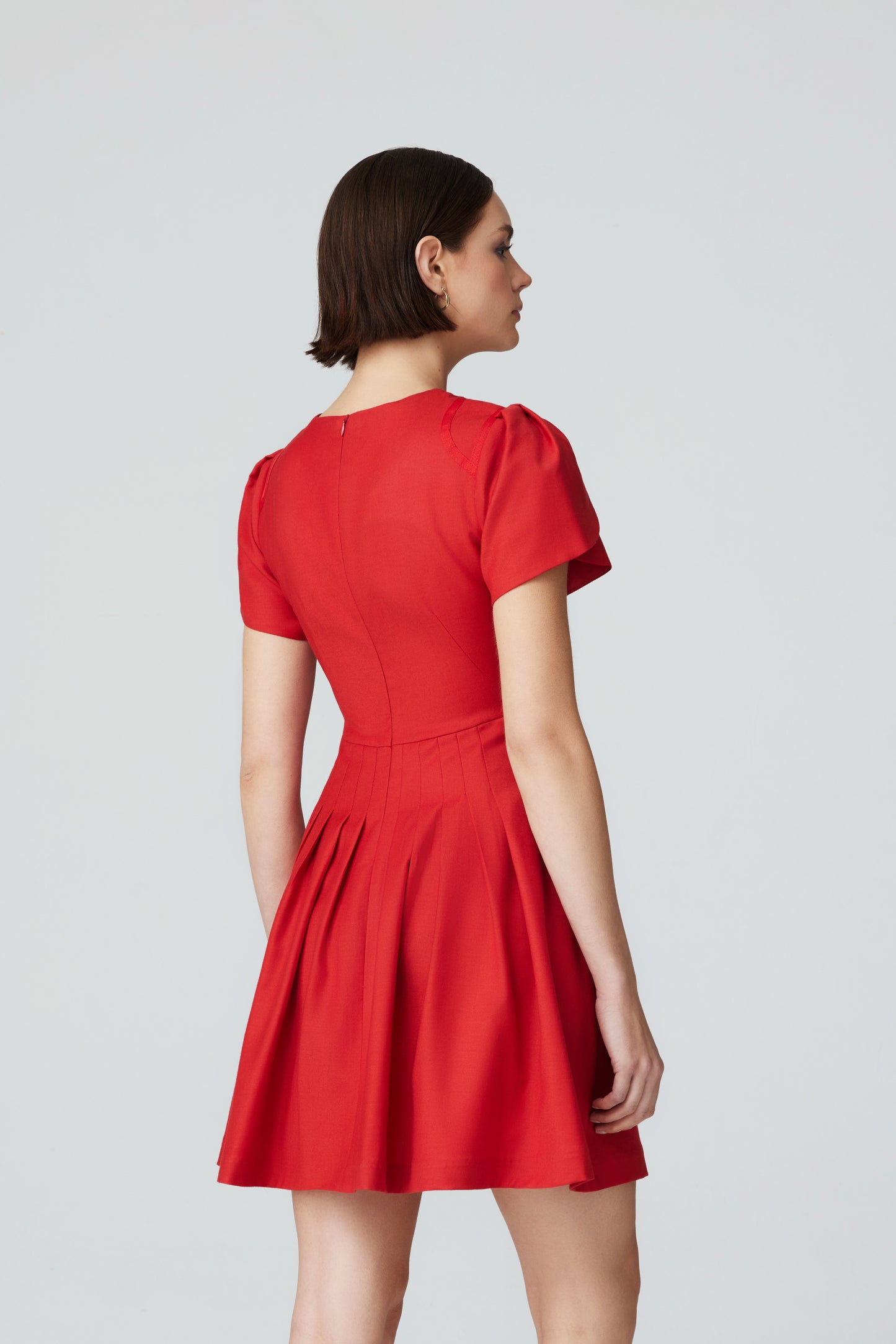 
                  
                    Ruby Tulıp Sleeve Wool Dress
                  
                