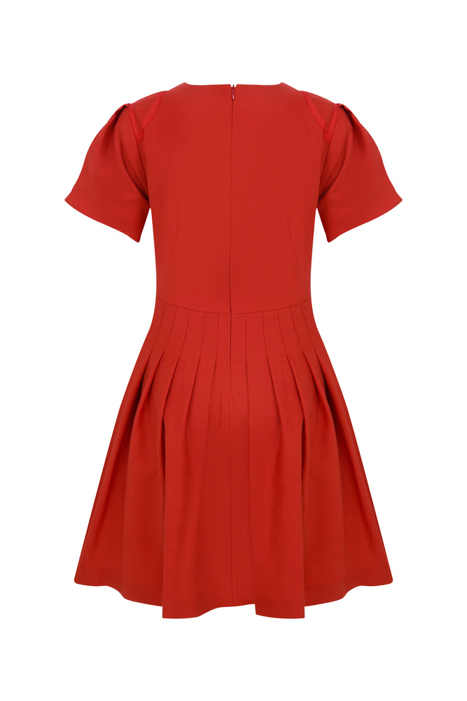 
                  
                    Ruby Tulıp Sleeve Wool Dress
                  
                