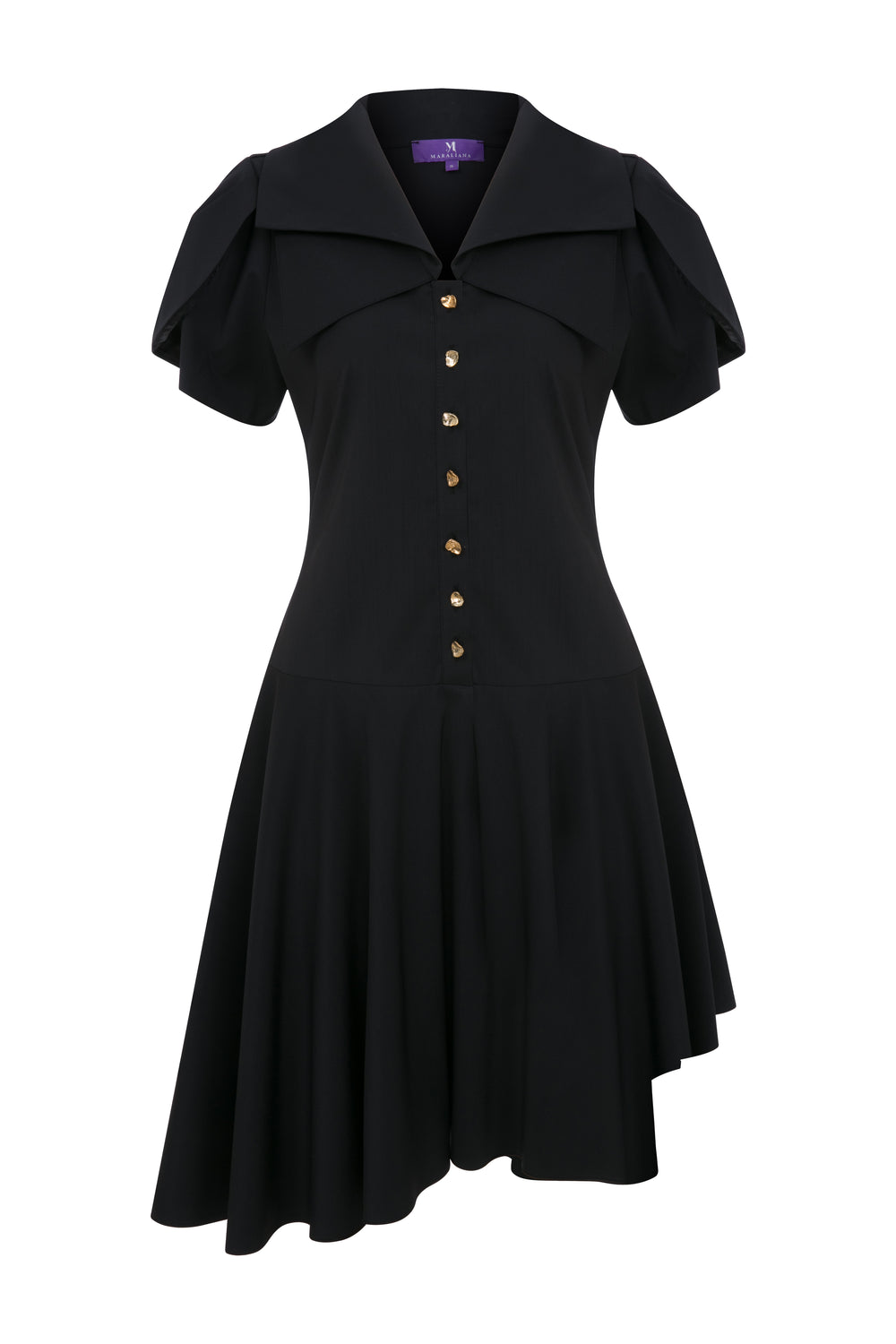 Clara Wool Double Collar Dress