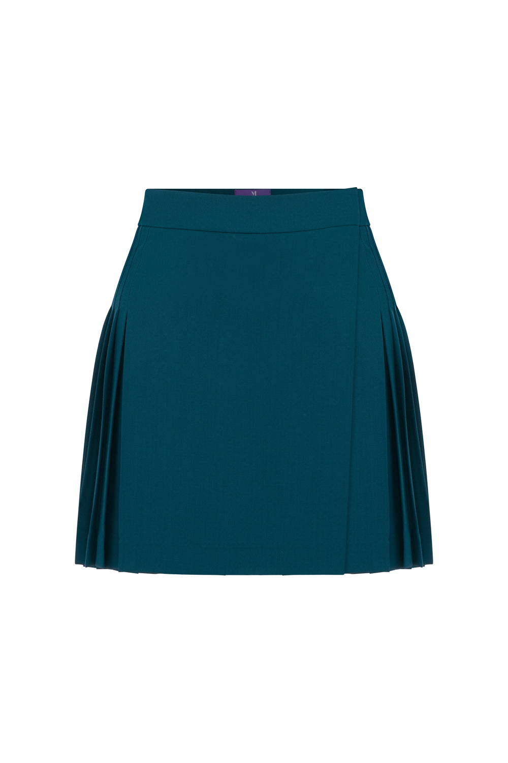 Ivy Pleated Wool Skirt