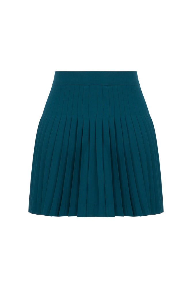 
                  
                    Ivy Pleated Wool Skirt
                  
                