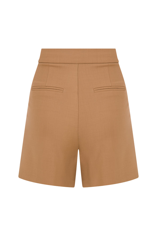 
                  
                    Anka Wool Camel Shorts
                  
                