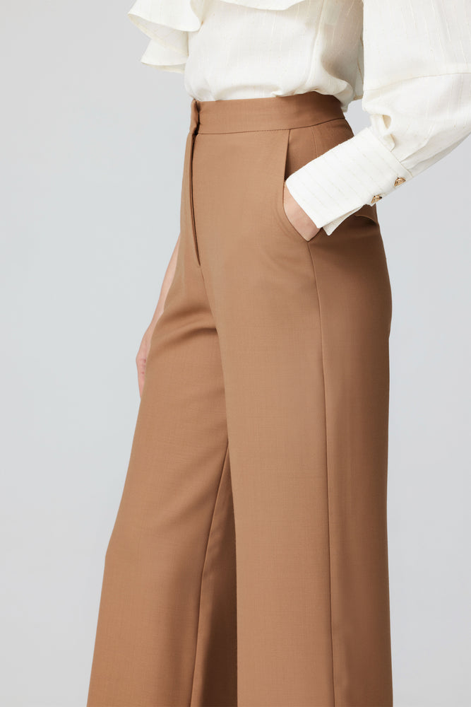 
                  
                    Anka Wool Camel Pants
                  
                