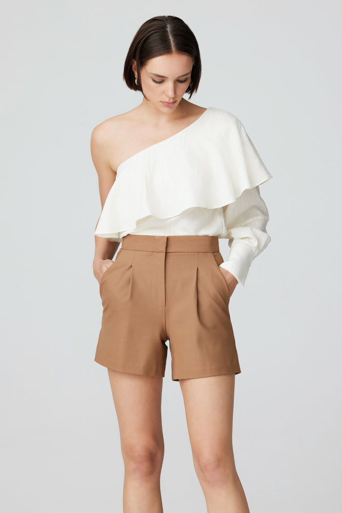 
                  
                    Anka Wool Camel Shorts
                  
                