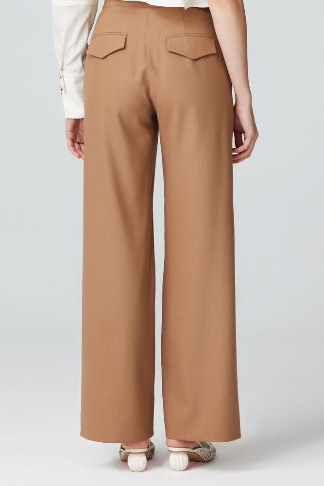 
                  
                    Anka Wool Camel Pants
                  
                