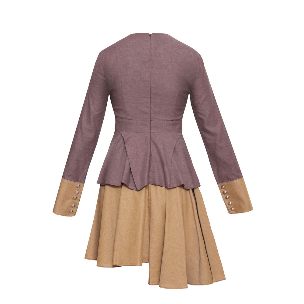 Pari Asymmetric Cotton Dress