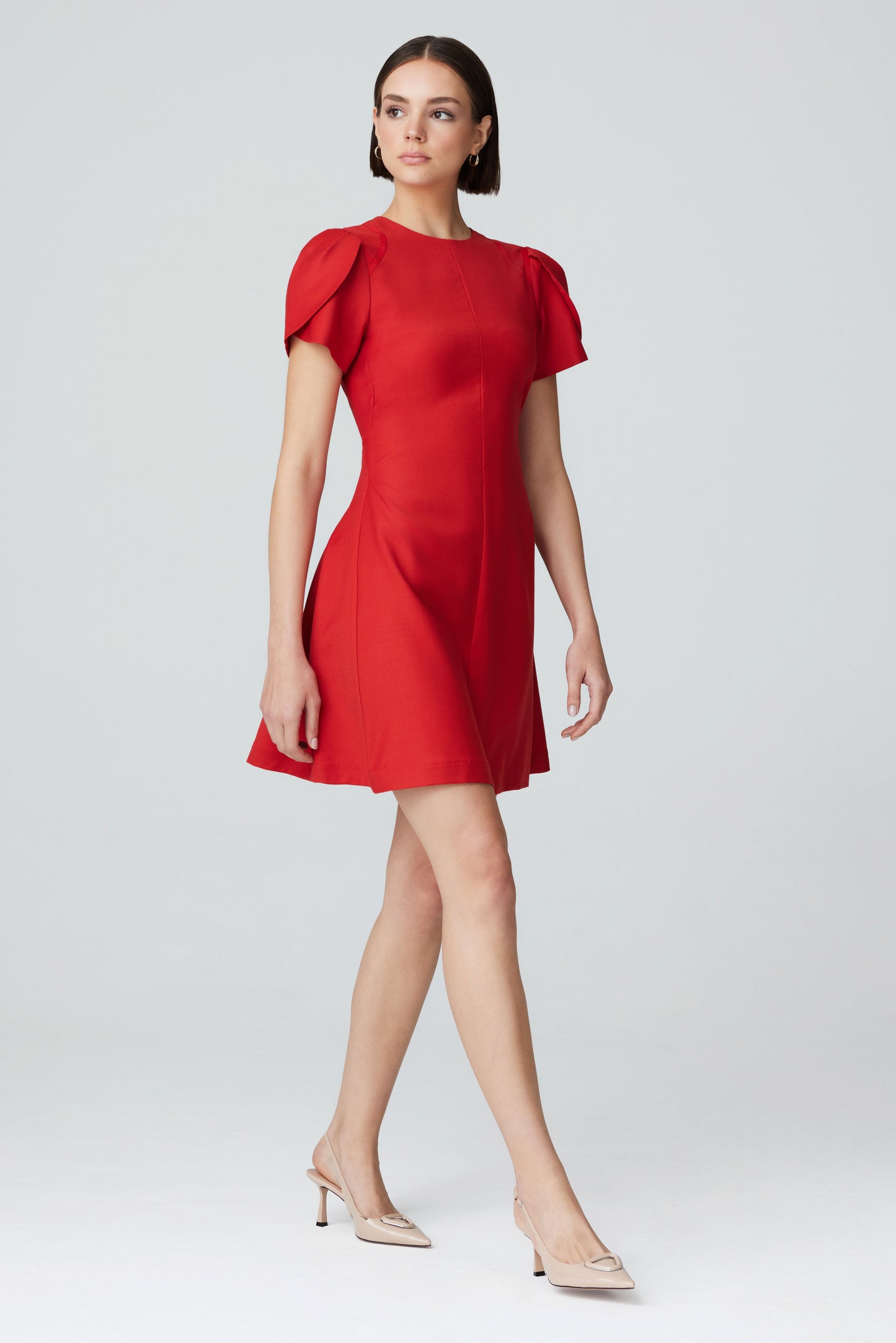 
                  
                    Ruby Tulıp Sleeve Wool Dress
                  
                