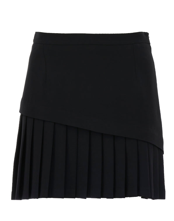 
                  
                    Crepe pleated skirt
                  
                