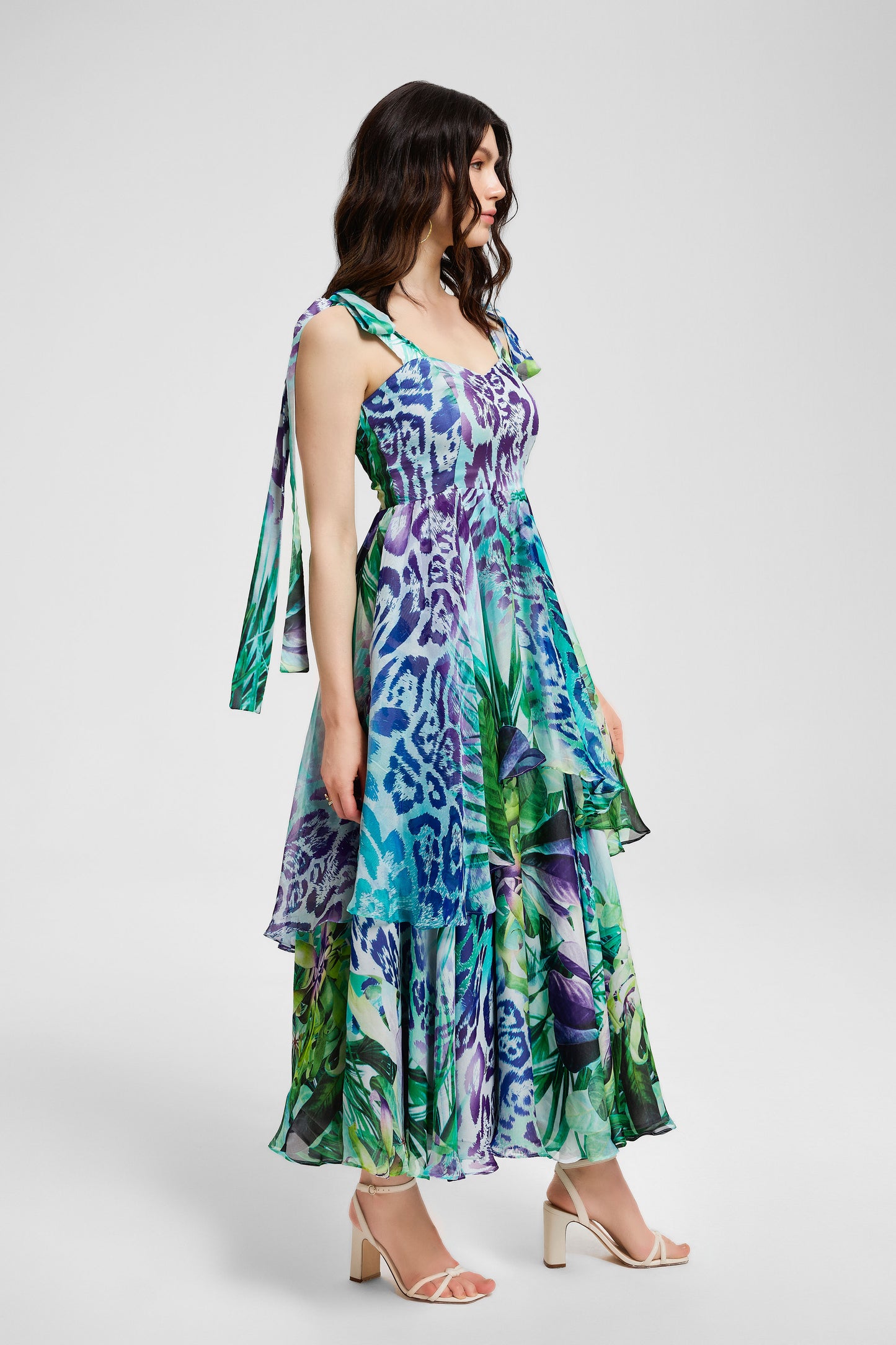 
                  
                    Silk - Chiffon Layered Dress
                  
                