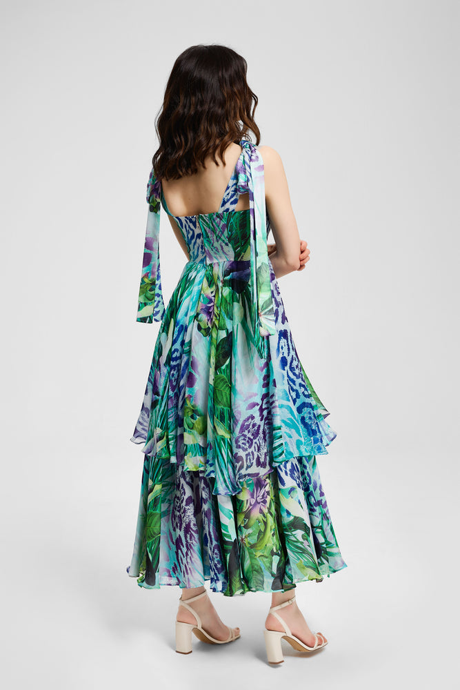 
                  
                    Silk - Chiffon Layered Dress
                  
                